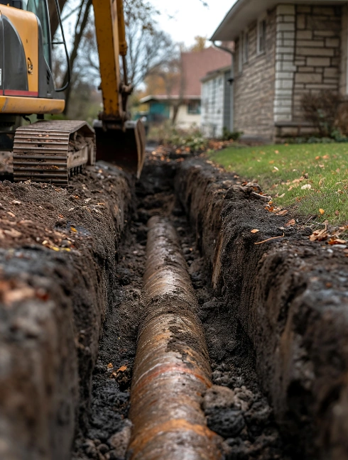 Yard drainage solution for a Los Angeles residential property