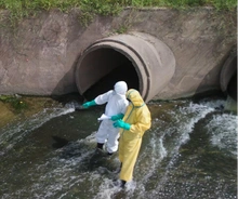 Residential property drainage assessment for water flow and runoff